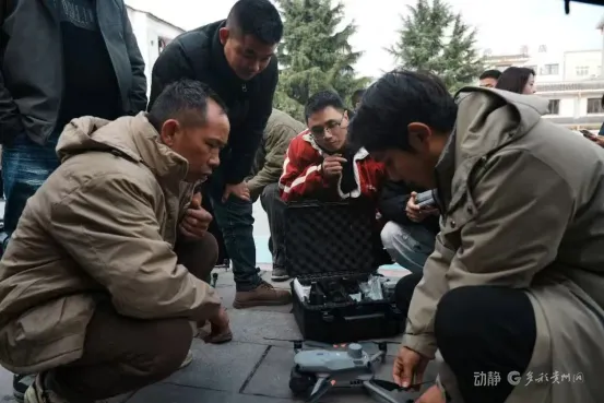 无人机操作培训现场